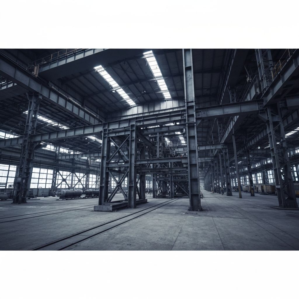 Estruturas metálicas industriais fabricadas em aço com soldagem de alta precisão em Montes Claros